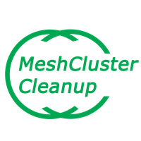 Mesh Cluster Cleanup Icon