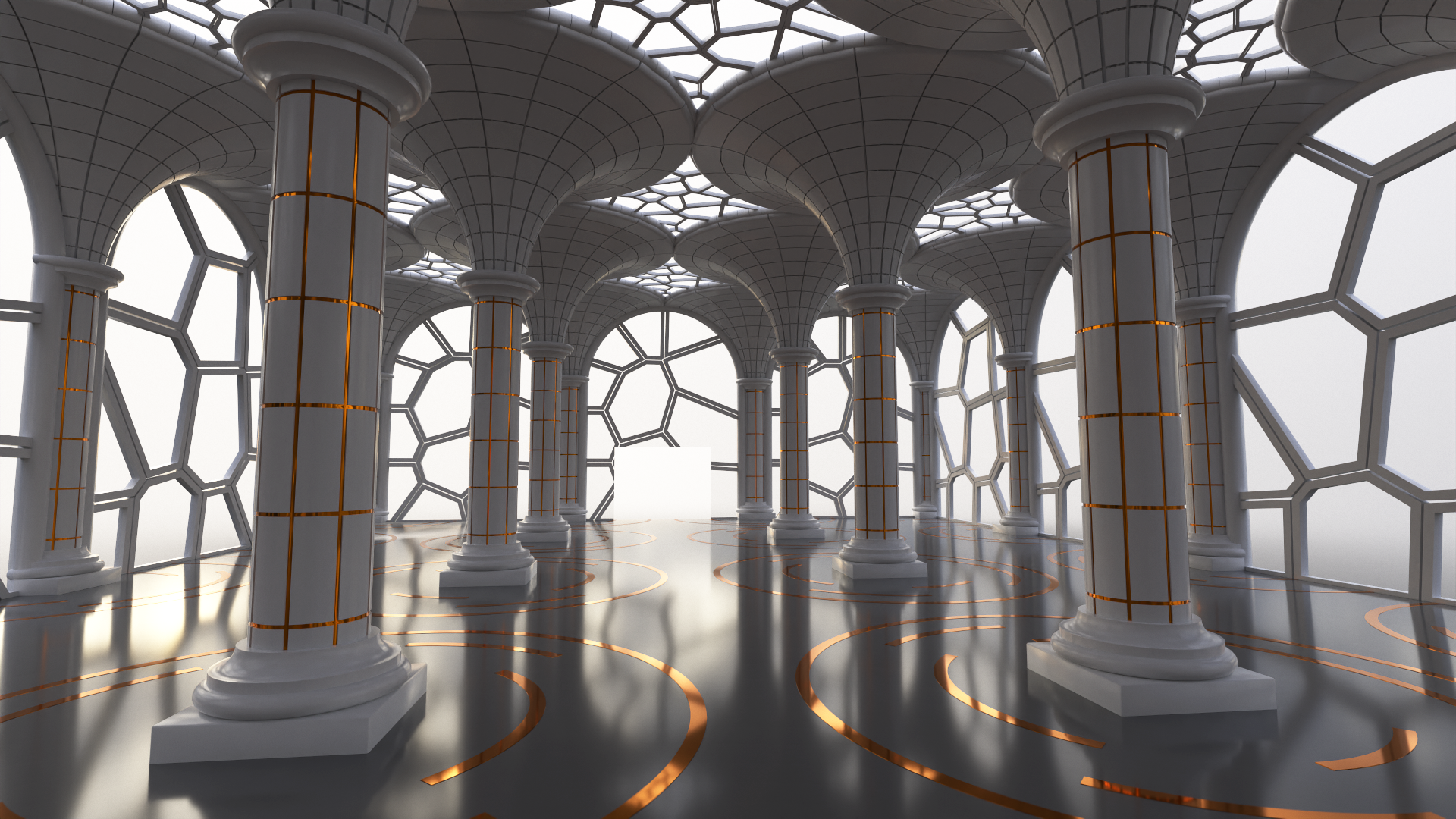 Modular sci fi interior builder