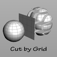 Cut By Grid Icon
