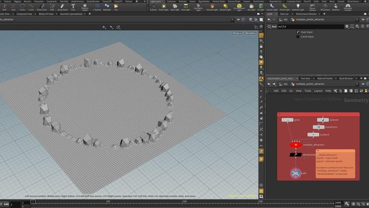Multiple points attractor