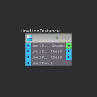 Line Line Distance Icon