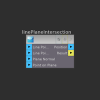 Line Plane Intersection Icon