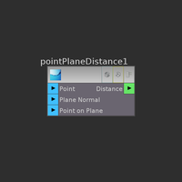 Point Plane Distance Icon