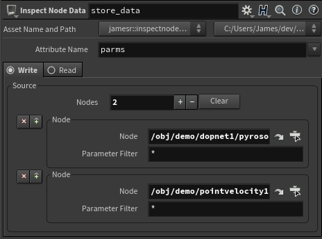 Inspect Node Data