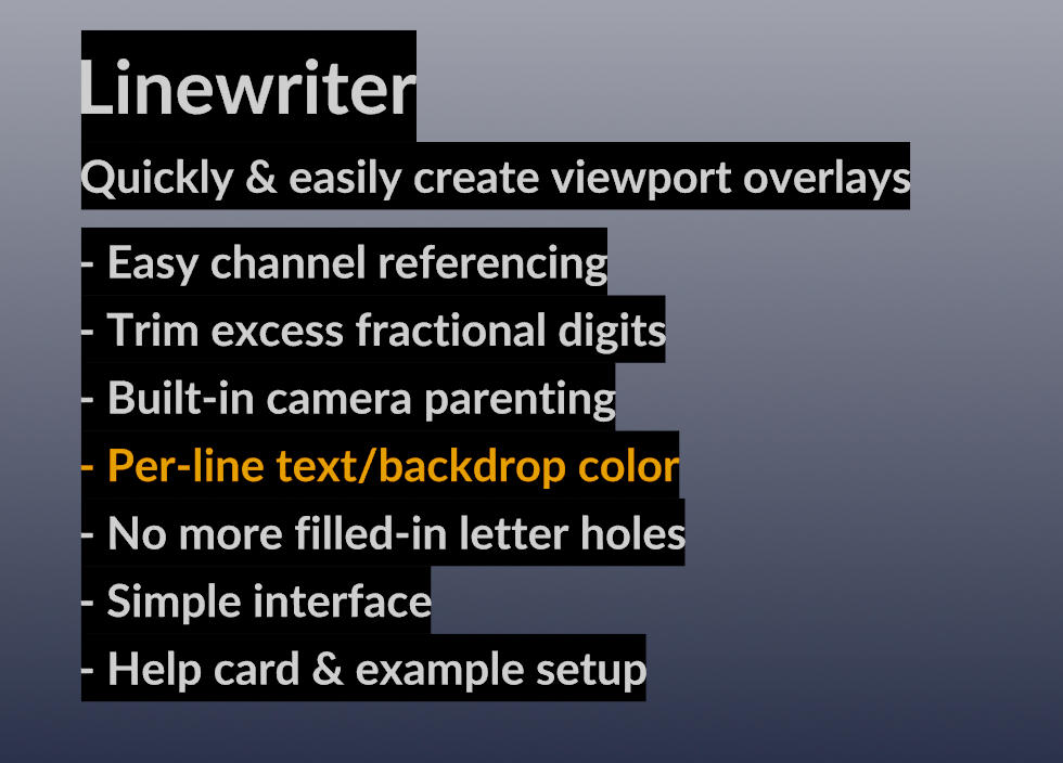 Linewriter
