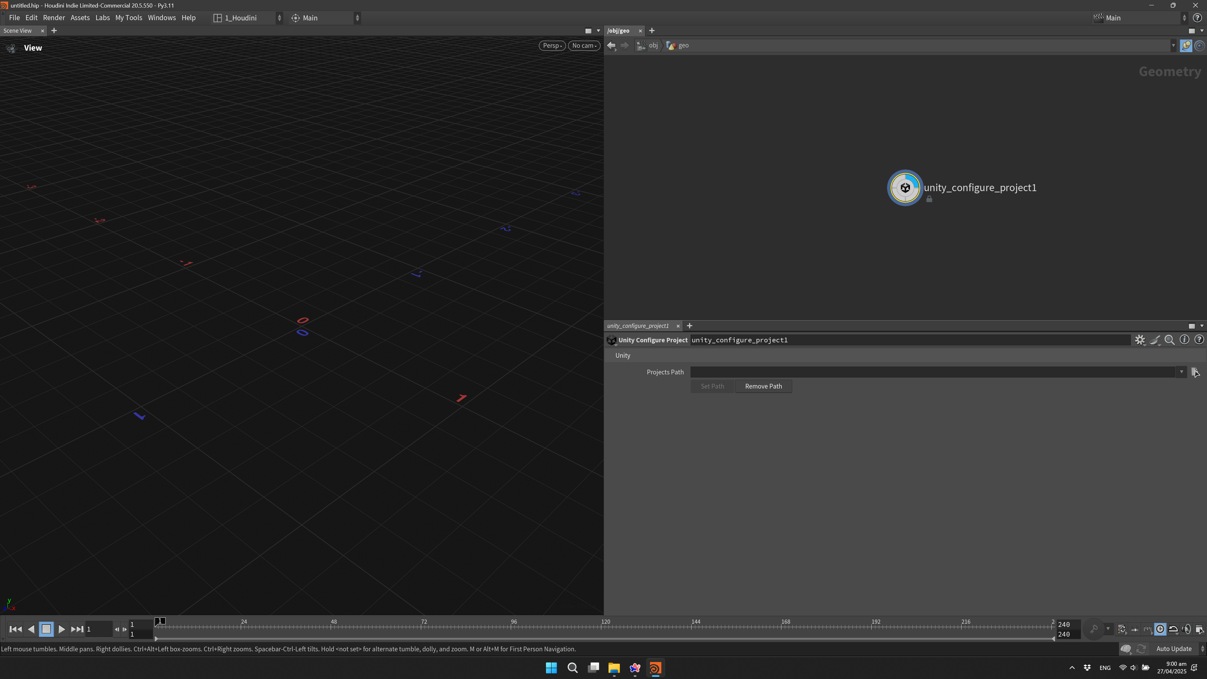Unity Configure Project